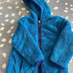 Hanna Andersson Teal Fleece Jacket